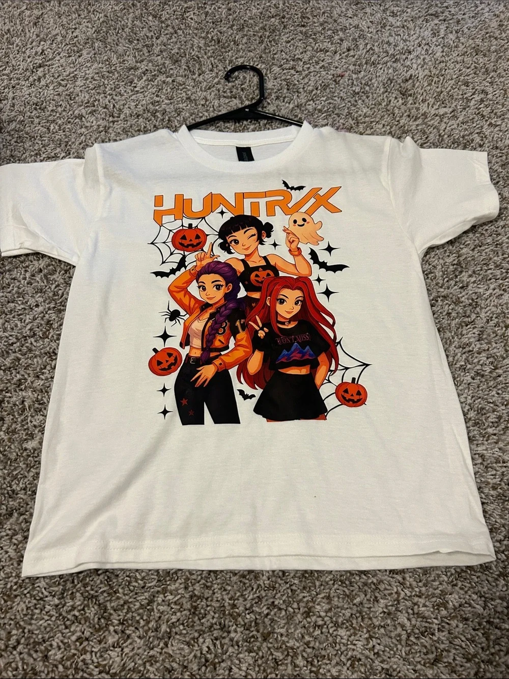 Girls' Halloween Graphic Tee – White